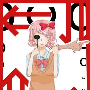 視力はかりますよー（グロ注意）