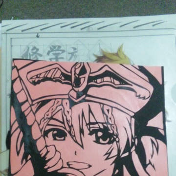 切り絵詰めてみた。