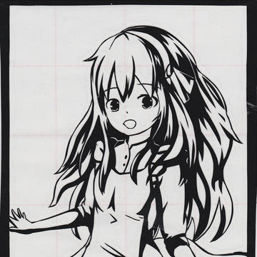 [切り絵]　マリー