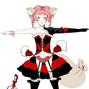 自分の描いた子狐