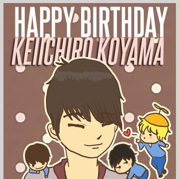 happy birthday kei-chan （ゝω・）♥