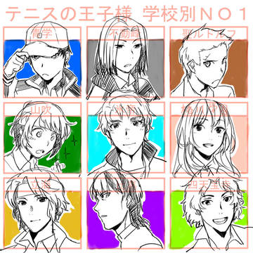 テニスの王子様　学校別No.1