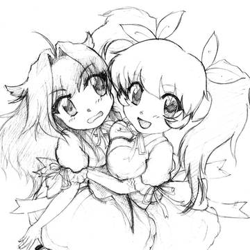 ラフ　仲良しちゃん