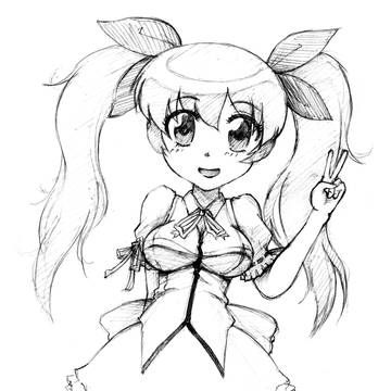ラフ　ツインちゃん