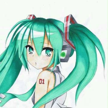初音ミク描いてみた