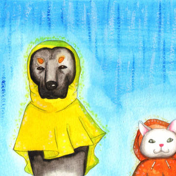 下雨‧等你