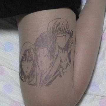 黒高緑痛タイツ