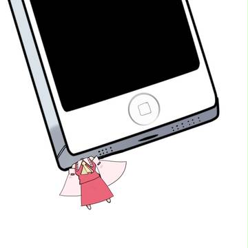 iPhone５専用　博麗霊夢イヤホンジャック