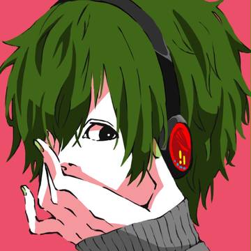 ピンク緑