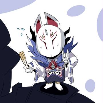肩乗りヤッ様と落書き