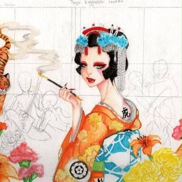 虎女性 (tiger lady)
