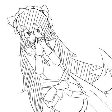 キサナちゃん落書き
