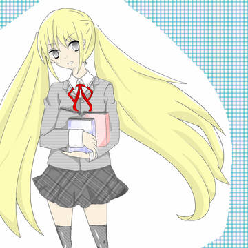 線画に色を塗ったよ！