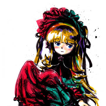 久しぶりに描いた真紅さん