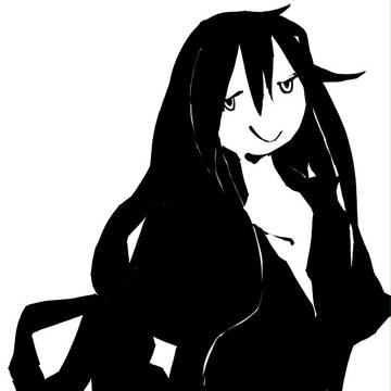 黒髪ロング