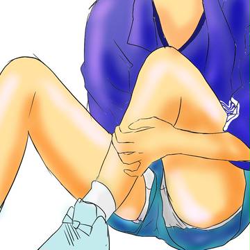 陸上の短パンは丸見え(//∇//)ﾊｧﾊｧ