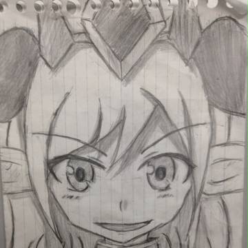 [パズドラ]常夜の魔女・リリス[手描き]