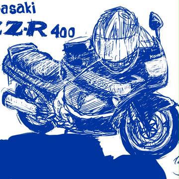 カワサキZZR400K