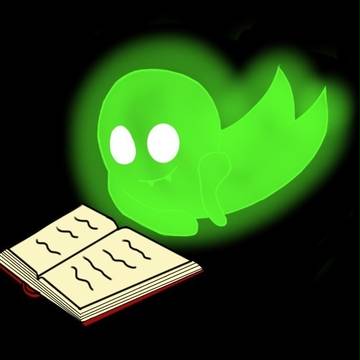 Greenie reading book