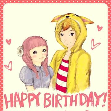 【擬人化】ゆいこちゃんお誕生日 / ゆいこちゃん＆チーフさん