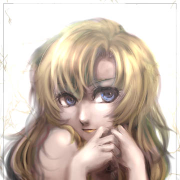 絵画の少女。