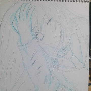 初めてこんな絵描いた。