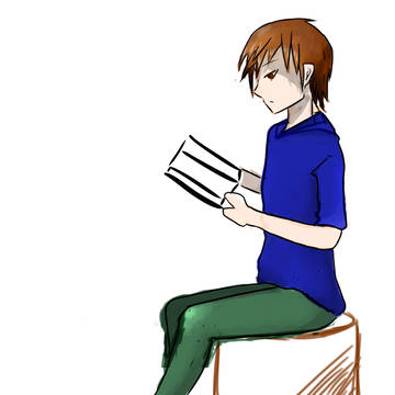 読書男子
