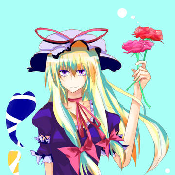 藍と橙からもらったのよ