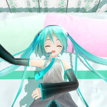 あぴミクちゃんを押し倒してみた