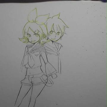 描きかけー。