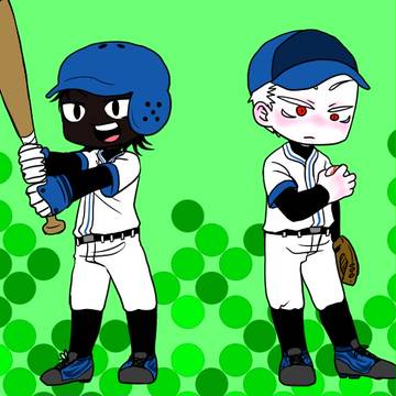 メラニズムくんとアルビノくん