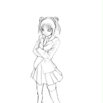【オリジナル】腕組少女【書きかけ】