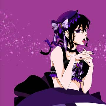 アイシャドウ-紫-