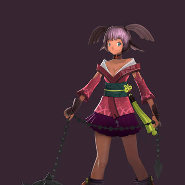 たれ耳ウサギ少女