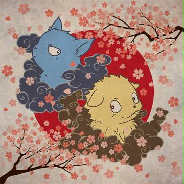 【修正版】こまいぬ春ver.【（∪＾ω＾）】