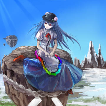 物色中の天人