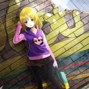 私服の諏訪子