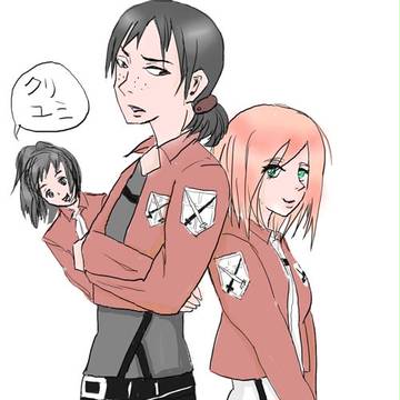 クリユミ落書き