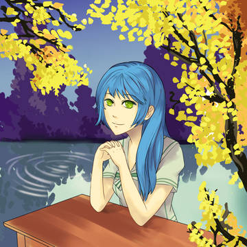 水与桌子