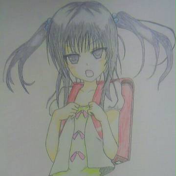 12色で描いた古手川 唯