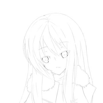 線画　塗り絵にどうぞ