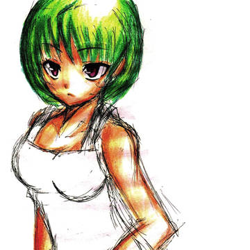 女の子を描いてみたくて