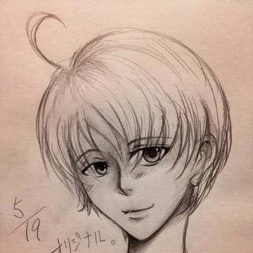 アナログ落書き。