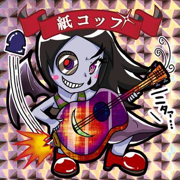 【宣伝】ビックリマンシール風・紙子