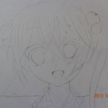 まだ、下書きなんだ