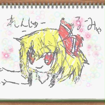 ツールテスト中のルーミア