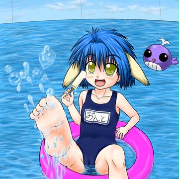 ミント　海水浴