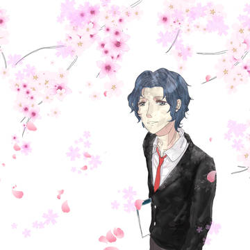 樱花树下