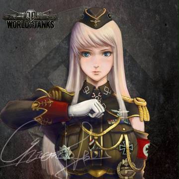 <戰車世界>WoT德系少女腳色創作-ドイツガール!