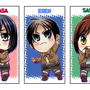 進撃の巨人 Chibified